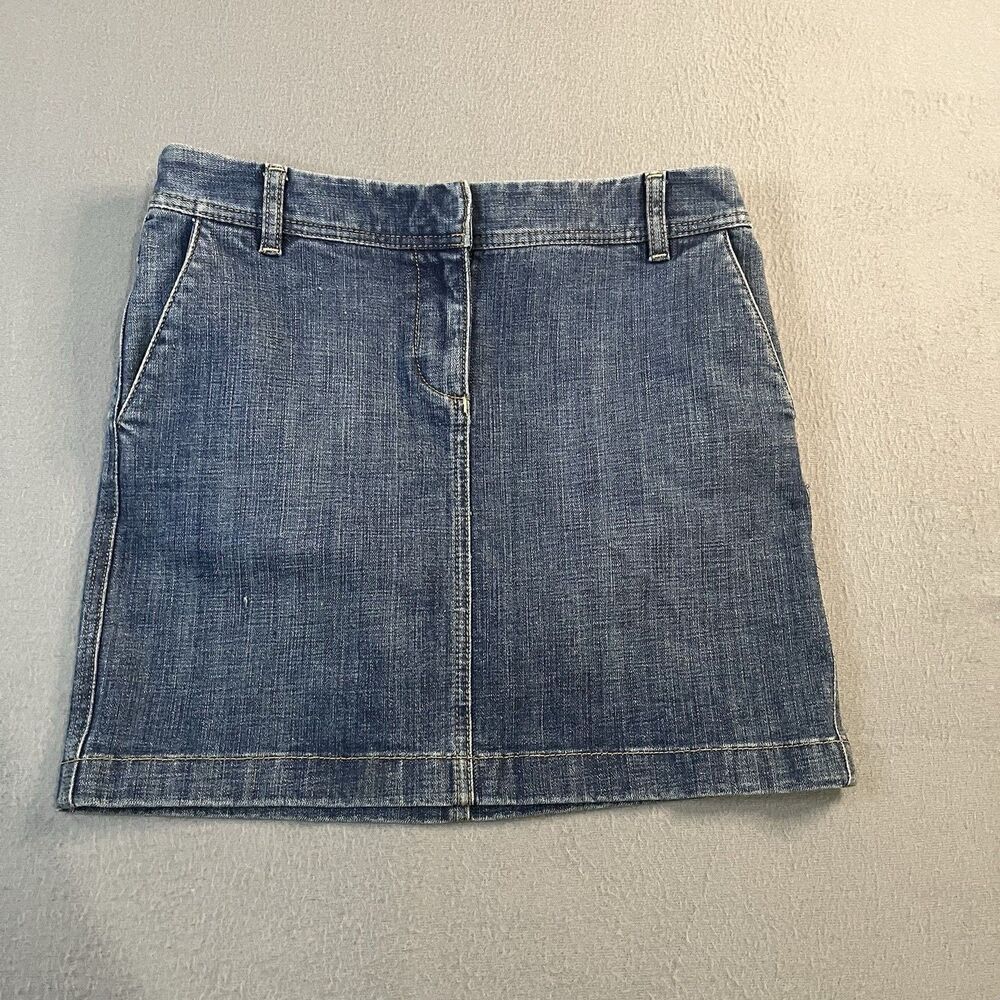 Ann Taylor LOFT Petites Jean Denim Pencil Skirt Womens Size 2P